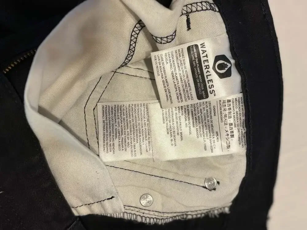 Levi's 541 Athletic Taper Black Jeans #1271